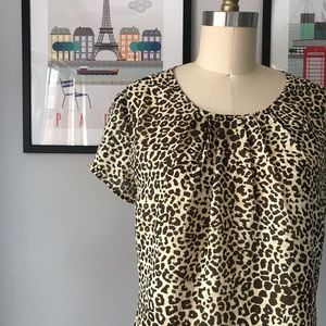Jones NY • Leopard Print Top